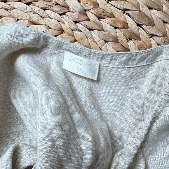 Posse Linen Tie Top - Picture 4 of 5